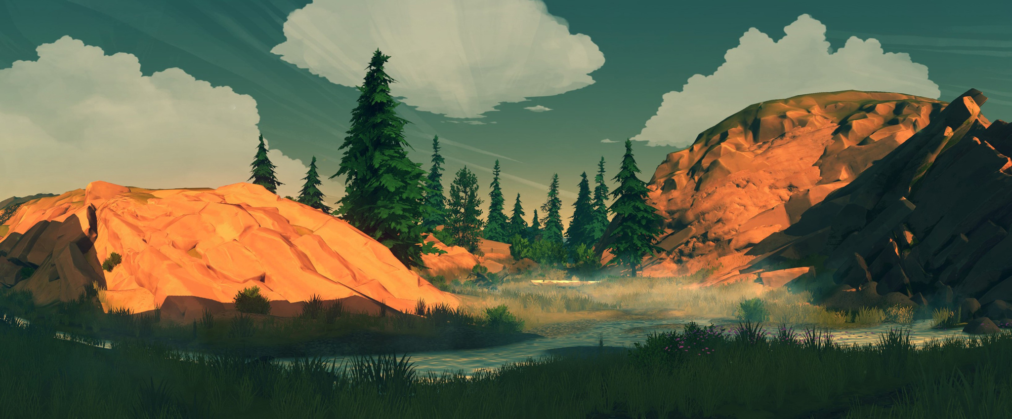 Firewatch Has Your Wallpaper Needs Covered For 2016