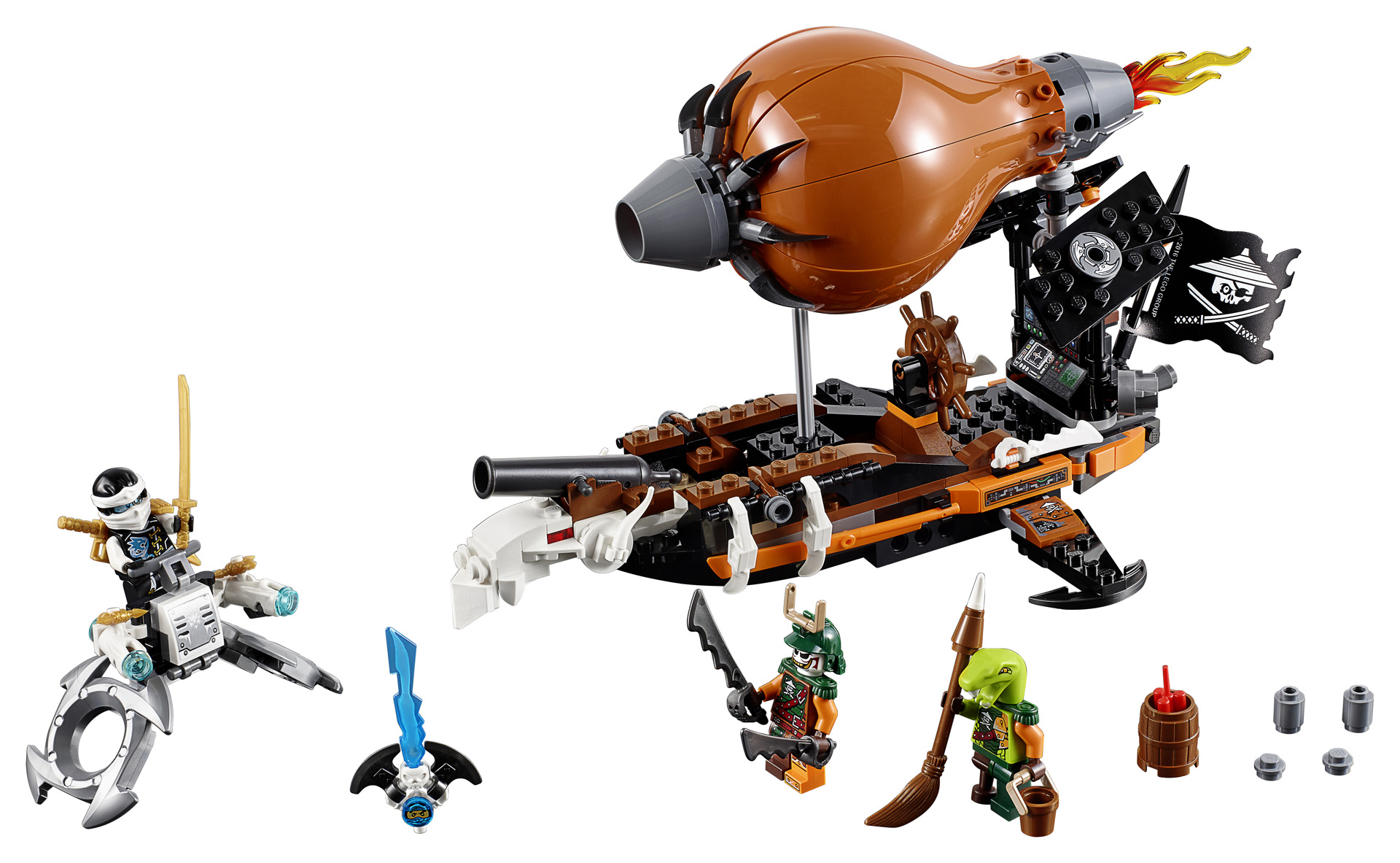 LEGO Ninjago Takes To The Skies With 7 New Sets