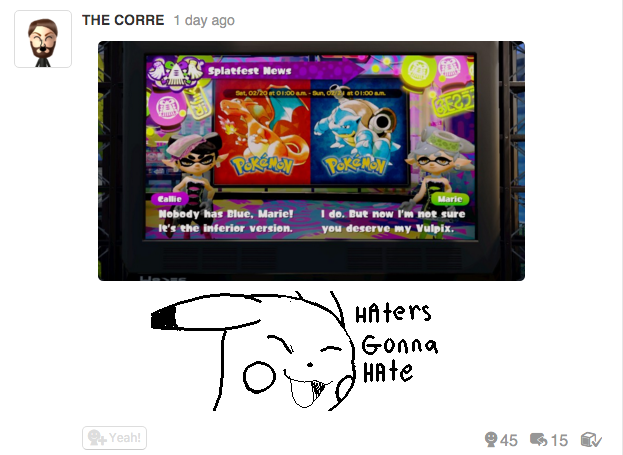 Splatoon Is Lit With Players Arguing Over Pokémon Red And Blue