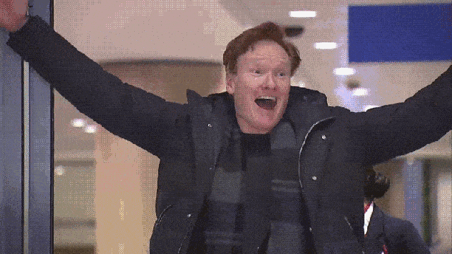 Conan O’Brien Lands In South Korea, People Freak Out