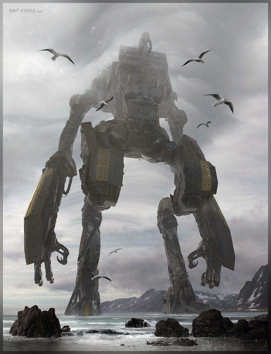 Fine Art: Shadow Of The Colossal Robot