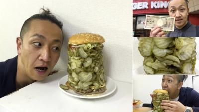 A Whopper With 700 Pickle Slices Doesn’t Look Appetising 