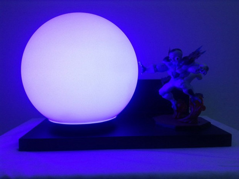 Dragon Ball Energy Attacks As Tabletop Lamps