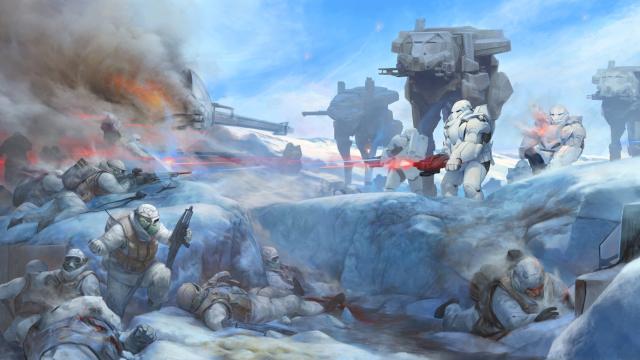 Fine Art: Wait, That’s Not How I Remember The Battle Of Hoth…