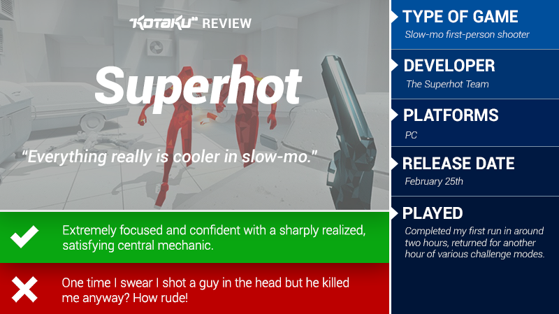 Superhot: The Kotaku Review