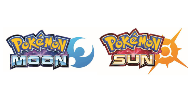 Pokémon Moon And Sun Logos Pop Up