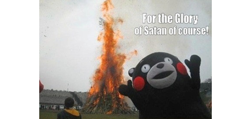 Osaka Overrun For The Glory Of Satan, Of Course!