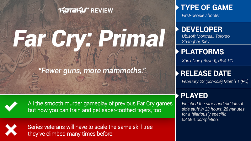 Far Cry Primal: The Kotaku Review