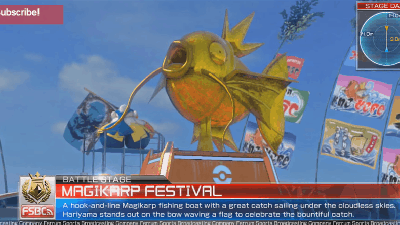 Magikarp’s Stage On The Pokémon Fighting Game Is Pure Fire