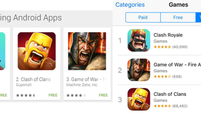 The Top Grossing Mobile Games Are Shouting For Your Money