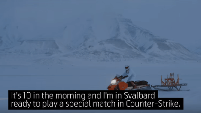 Norwegian Dudes Freeze For Counter-Strike Stunt