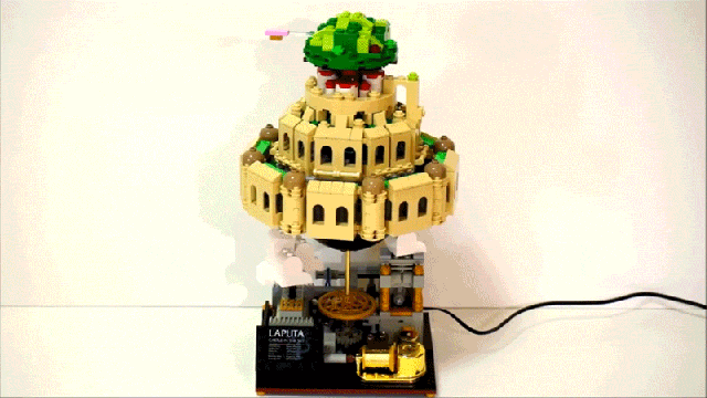 Laputa LEGO Castle Is Also A Tiny Music Box
