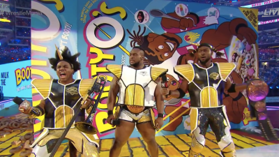 The New Day Just Entered Wrestlemania In Dragonball Cosplay