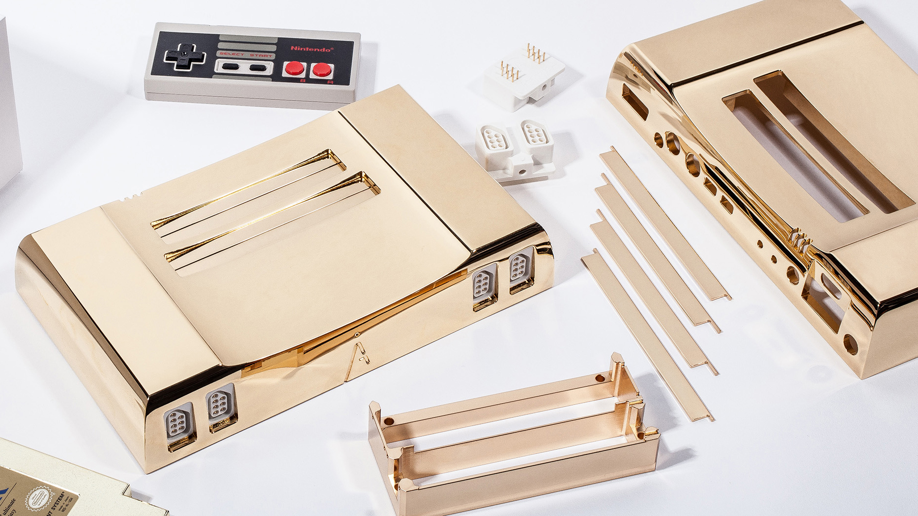 A 24K Gold NES Clone Is The Classiest Way To Celebrate Zelda’s 30th Anniversary