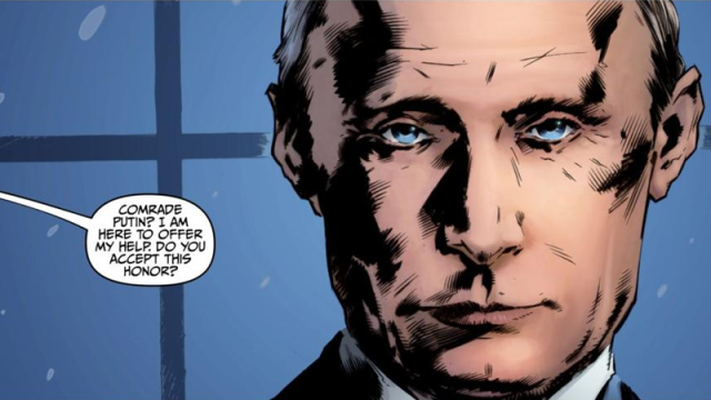 Vladimir Putin Is Literally A Comic Book Villain Now