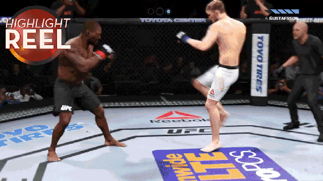 UFC 2 Fighter Gets The Physics Knocked Out Of Him