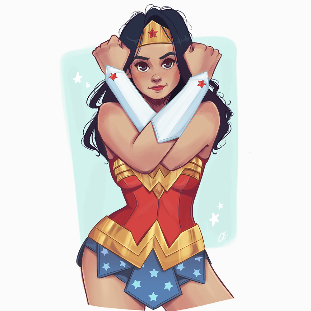 Fine Art: Forever A Classic Wonder Woman Look