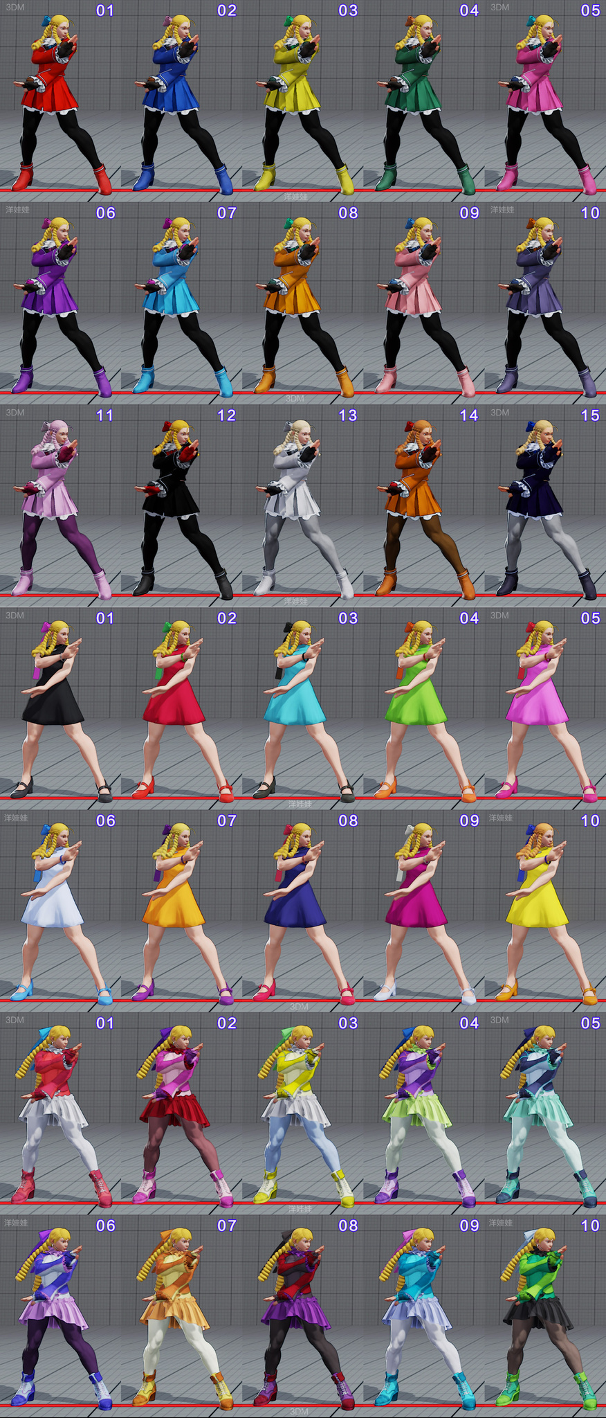 All Of Street Fighter V’s Costumes So Far, In Every Colour