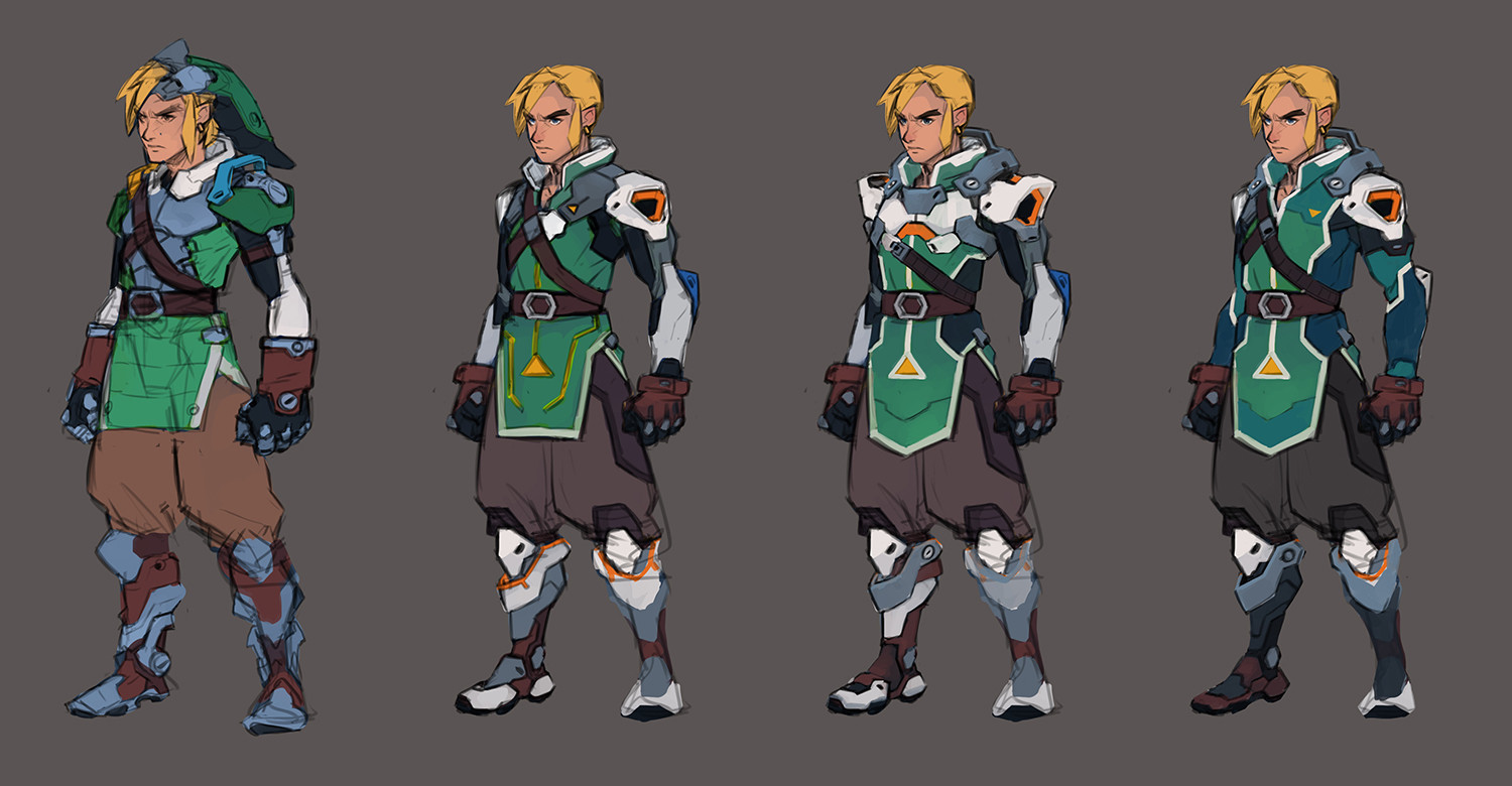 Fine Art: If Link Was An Overwatch Character…