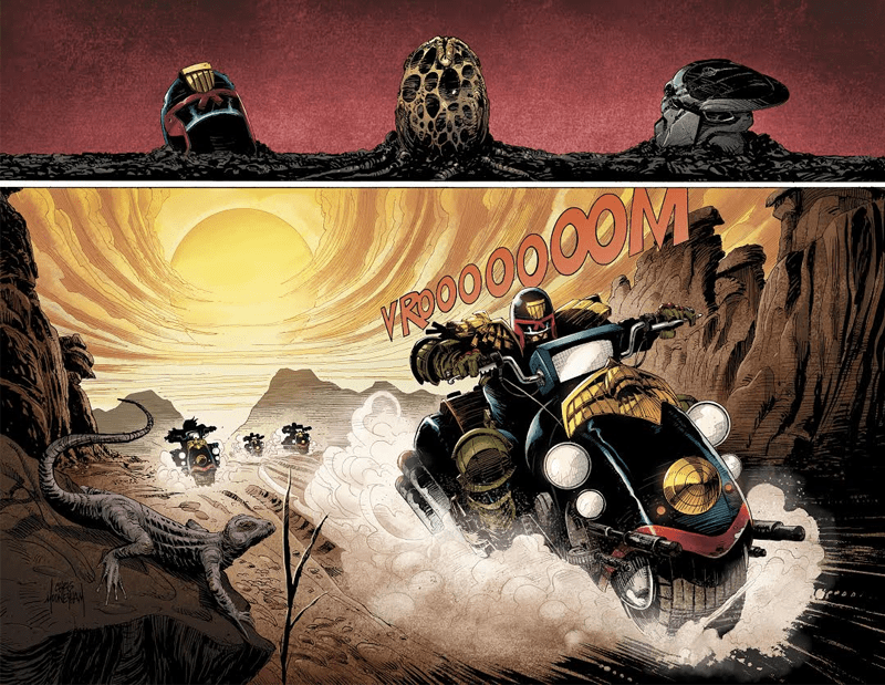 Judge Dredd Will Fight Aliens And Predators In A Crazy New Crossover Comic