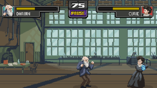 The World’s Greatest Scientists Kick Each Other’s Ass In This 2D Fighting Game