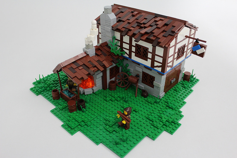 Age Of Empires II Buildings, In LEGO Form