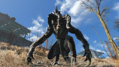 Catching A Deathclaw In Fallout 4’s New Wasteland Workshop DLC