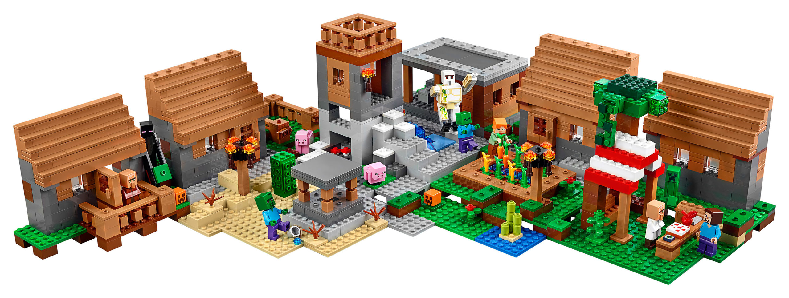The Village Is The Biggest Official LEGO Minecraft Set Yet
