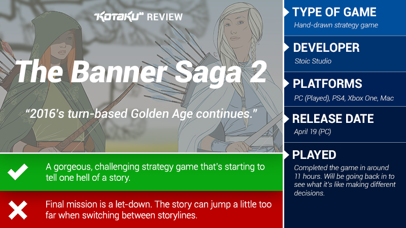 The Banner Saga 2: The Kotaku Review