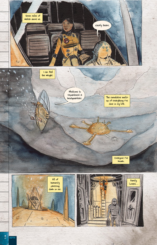 Diving Deep Into Dept. H, Matt And Sharlene Kindt’s New Underwater Mystery Comic