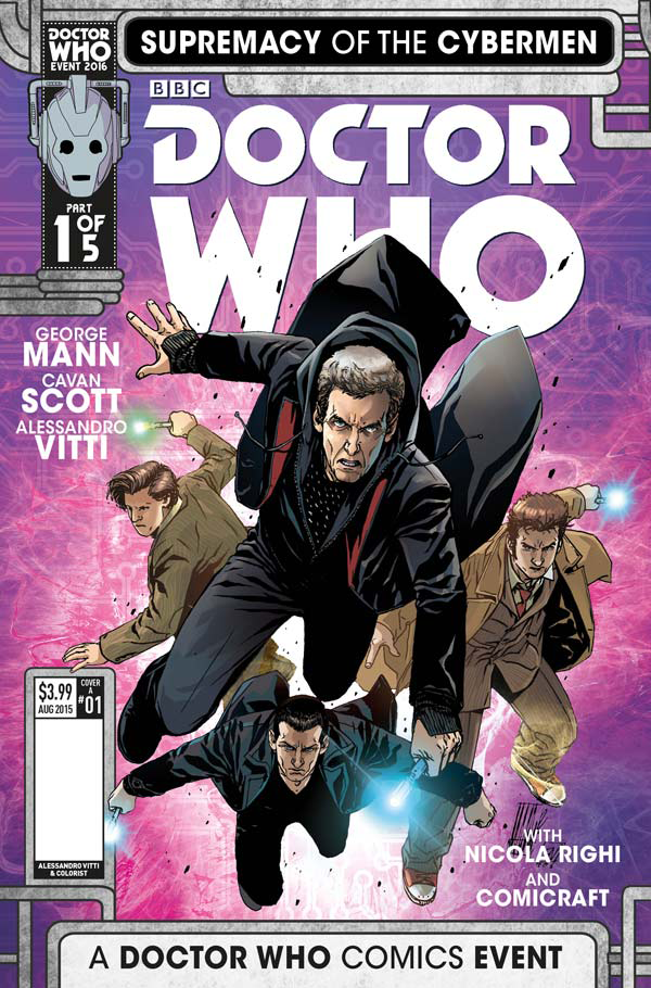 Time Lords Collide In This First Look At The New Doctor Who Comic Crossover