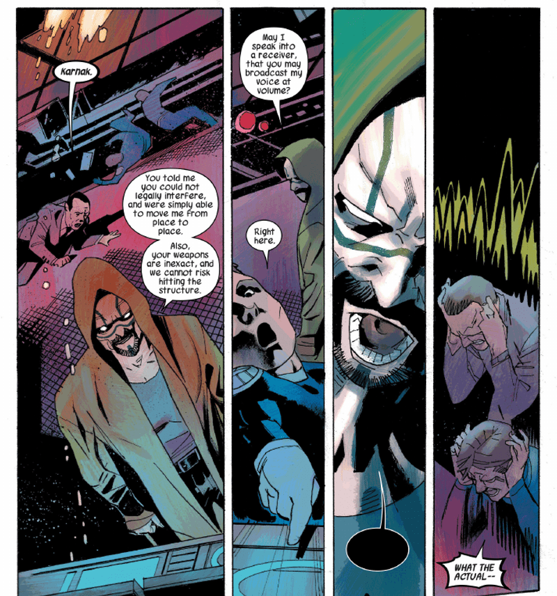 Here Is The Most Ridiculously Badarse Moment In Comics Last Week, Courtesy Of Karnak