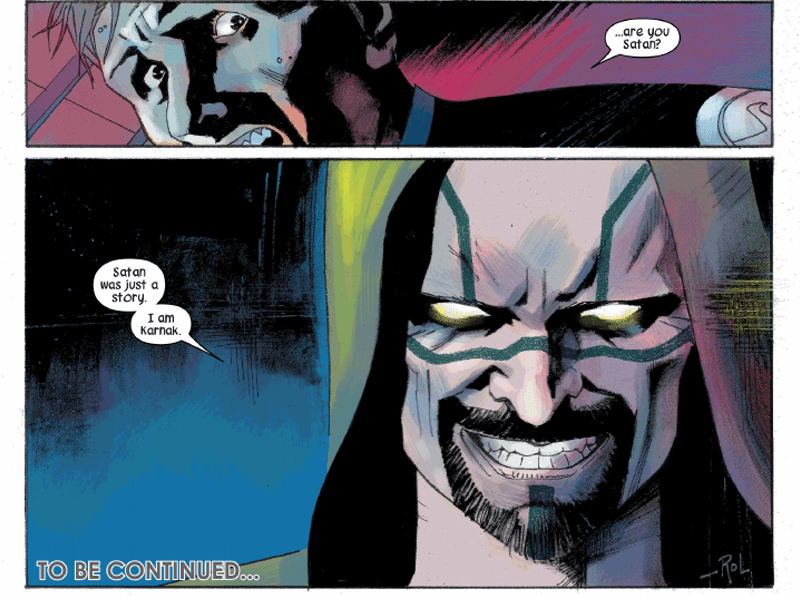 Here Is The Most Ridiculously Badarse Moment In Comics Last Week, Courtesy Of Karnak