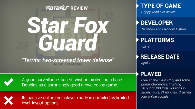 Star Fox Guard: The Kotaku Review