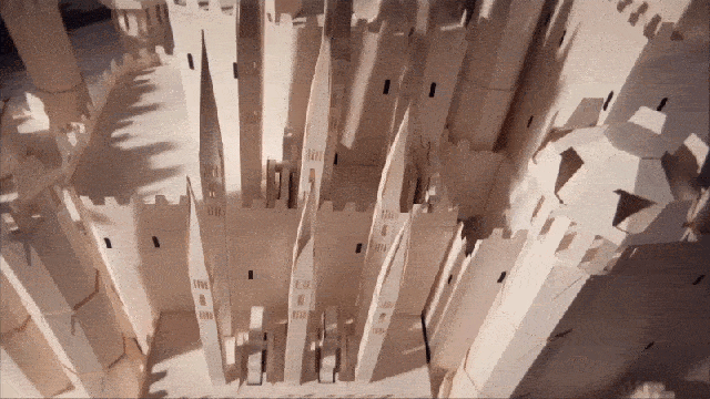 The Game Of Thrones Opening Credits Recreated With Paper 