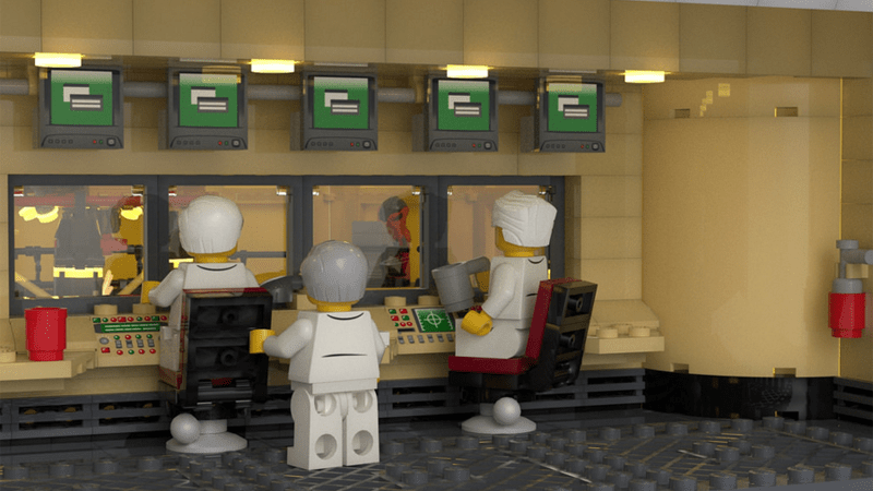 Half-Life’s Black Mesa Test Chamber, In LEGO Form