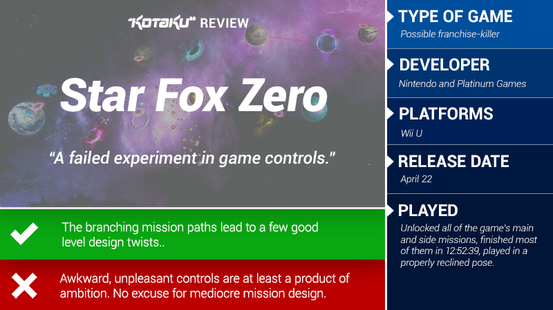 Star Fox Zero: The Kotaku Review