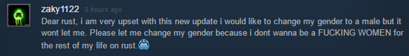 Rust’s Controversial Random Gender Update Has Led To More Players