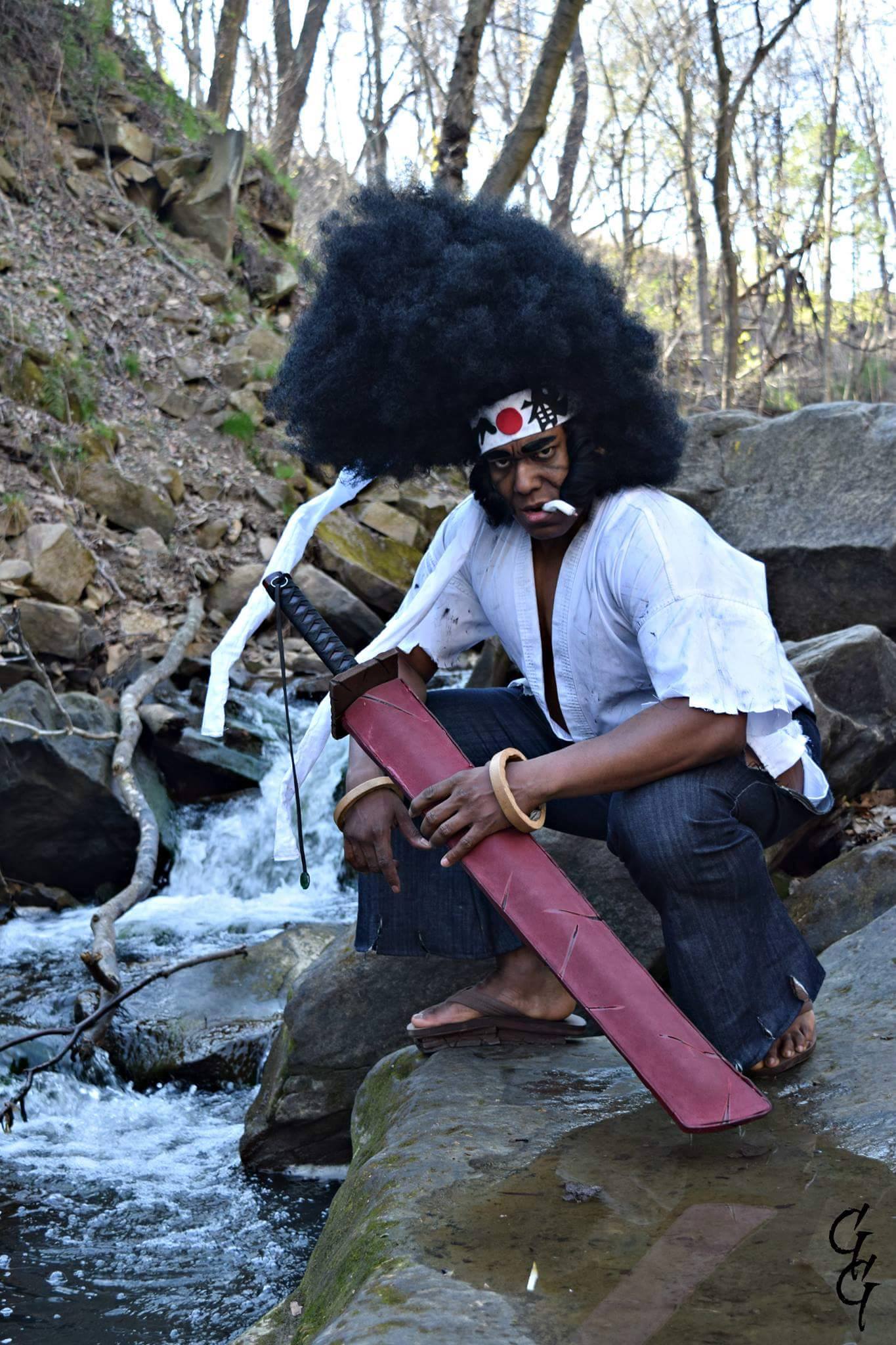The World Needs More Afro Samurai Cosplay