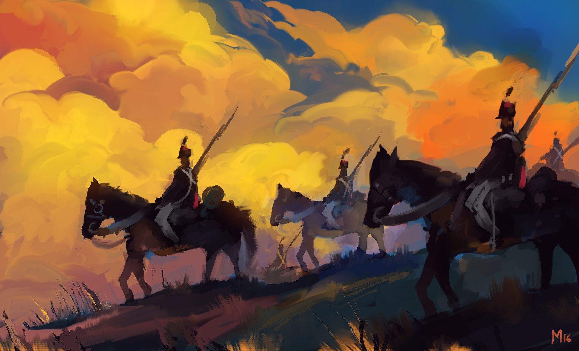 Fine Art: Sunset Riders