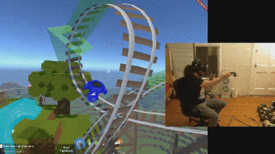 VR Game At A Glance: Trying Not To Vomit While Playing A Rollercoaster VR Game
