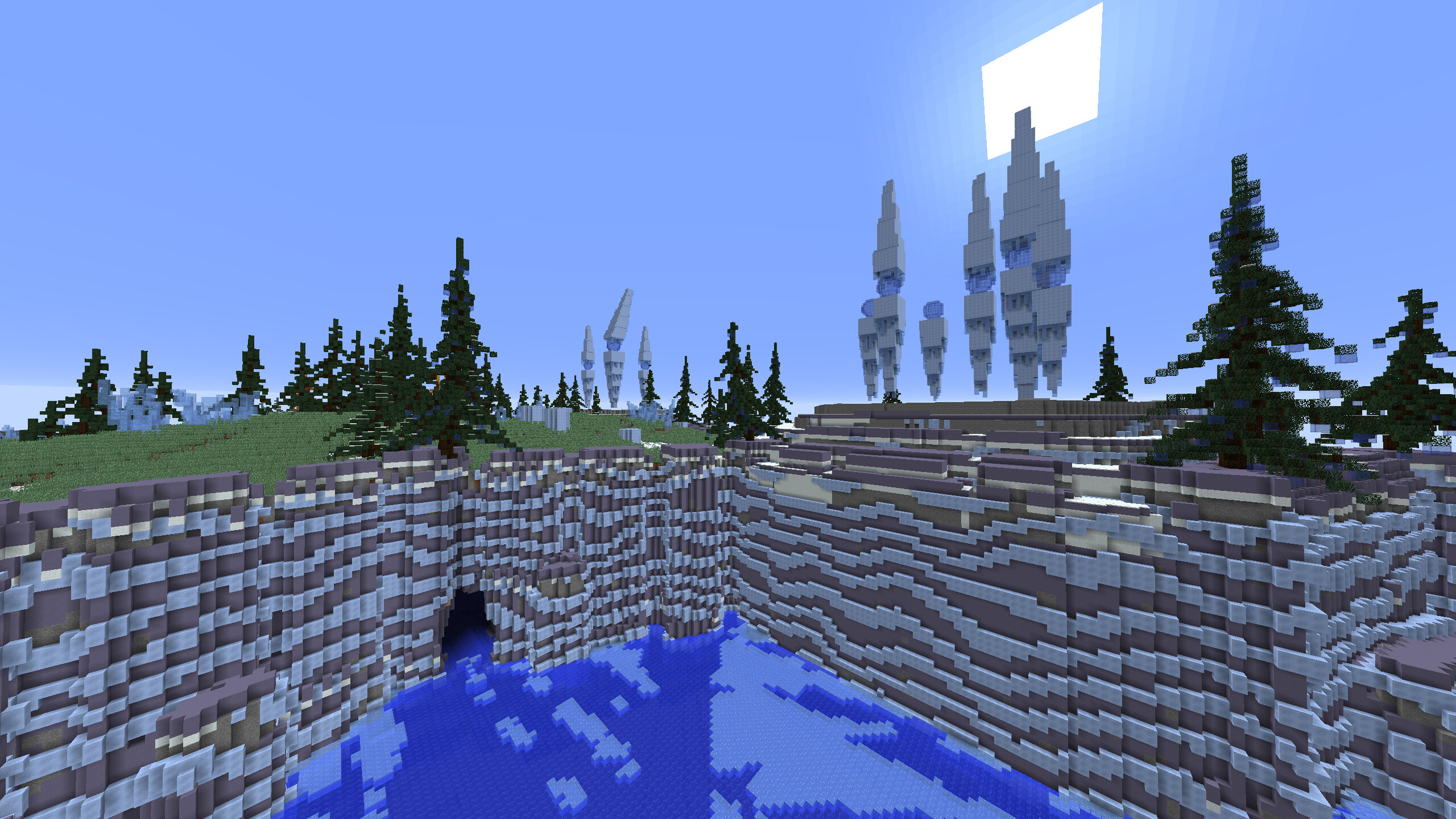 Enormous, Beautiful Minecraft Map Took 400 Hours To Build