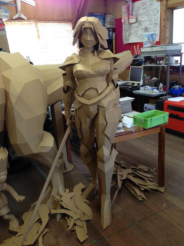 Meet The God Of Cardboard Art