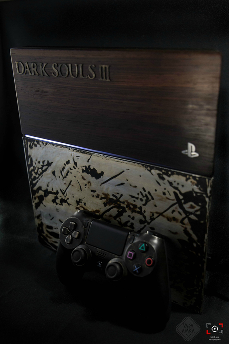 Custom Dark Souls 3 PS4 Was Crafted Using Wood And Metal