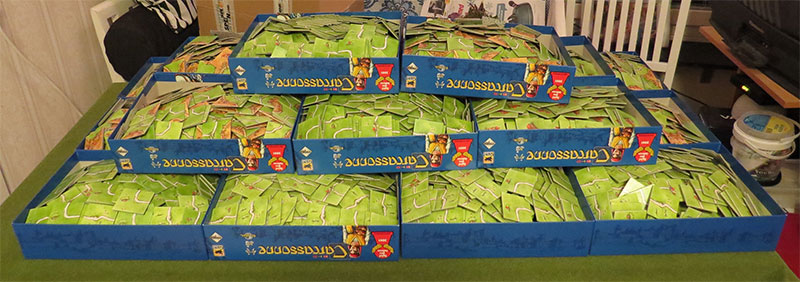 World Record Carcassone Game Used 10,000 Tiles