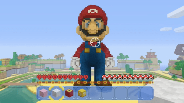 A Look At Minecraft’s Official New Mario World