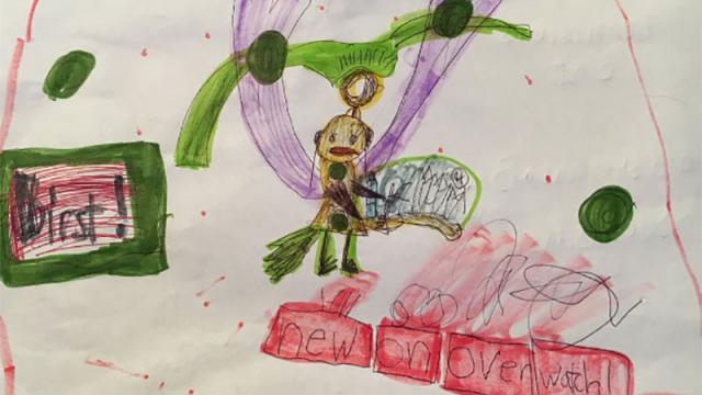 Kid Designs Overwatch Character, Blizzard Artists Finish The Job