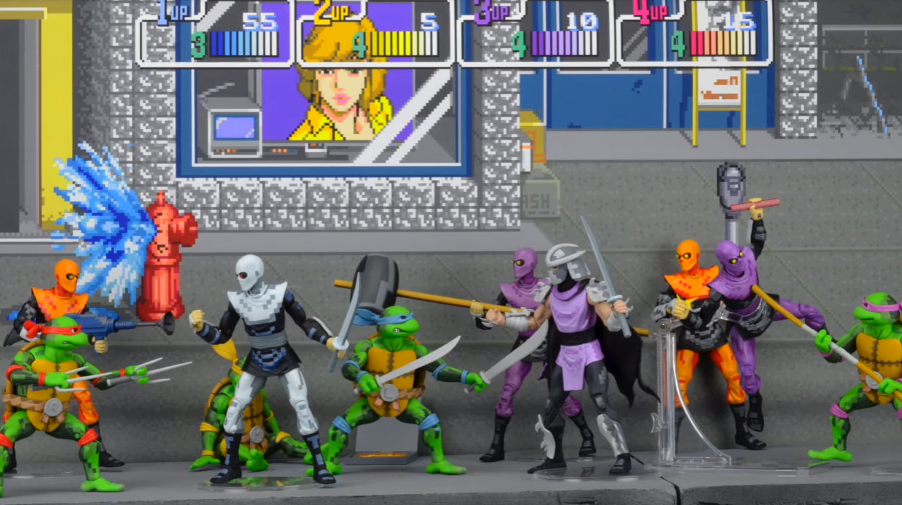 TMNT Figures Based On Konami’s Classic 1989 Arcade Game