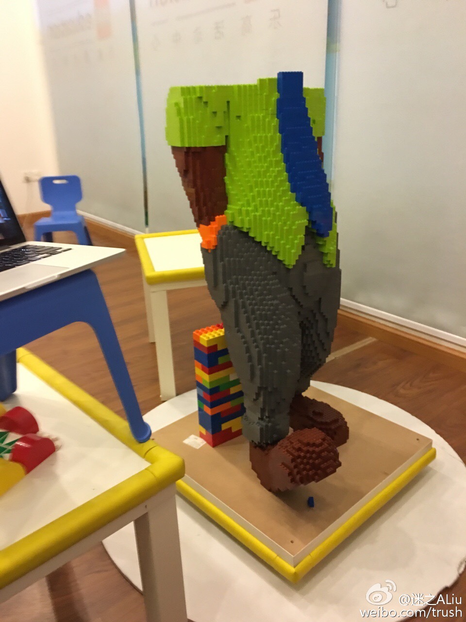 Man Spends Days Making Zootopia LEGO Statue, Child Destroys It In Seconds
