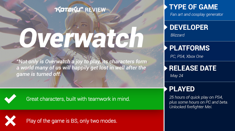 Overwatch: The Kotaku Review